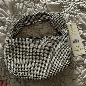 Madison West silver handbag